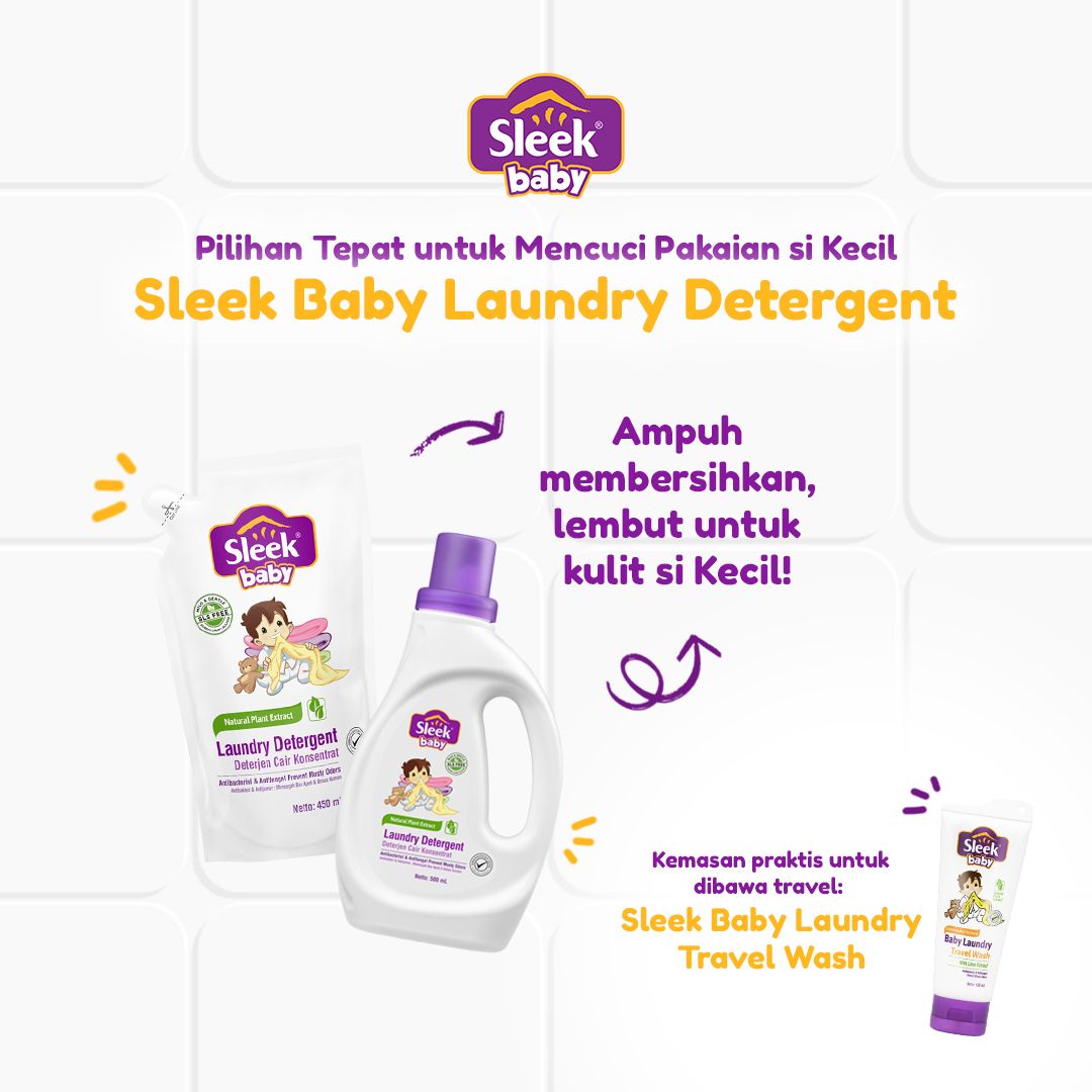 Sleek Baby Laundry Detergent Pouch 900ml - 4