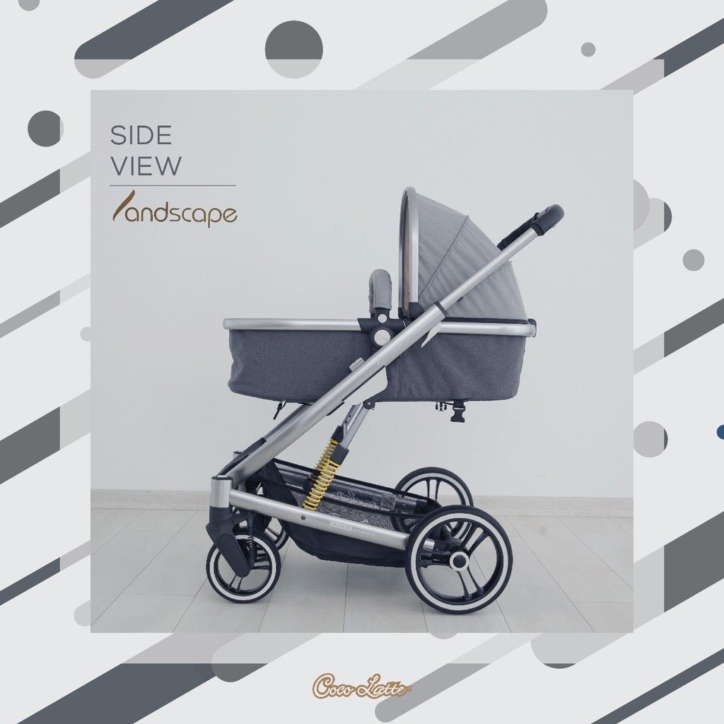 Cocolatte Stroller CL 2029 Landscape - Grey - 3