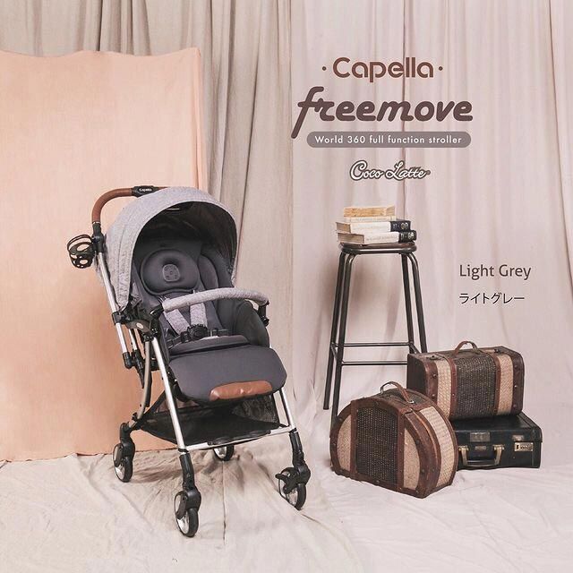 Cocolatte Stroller CL 1202 Freemove - Light Grey - 1