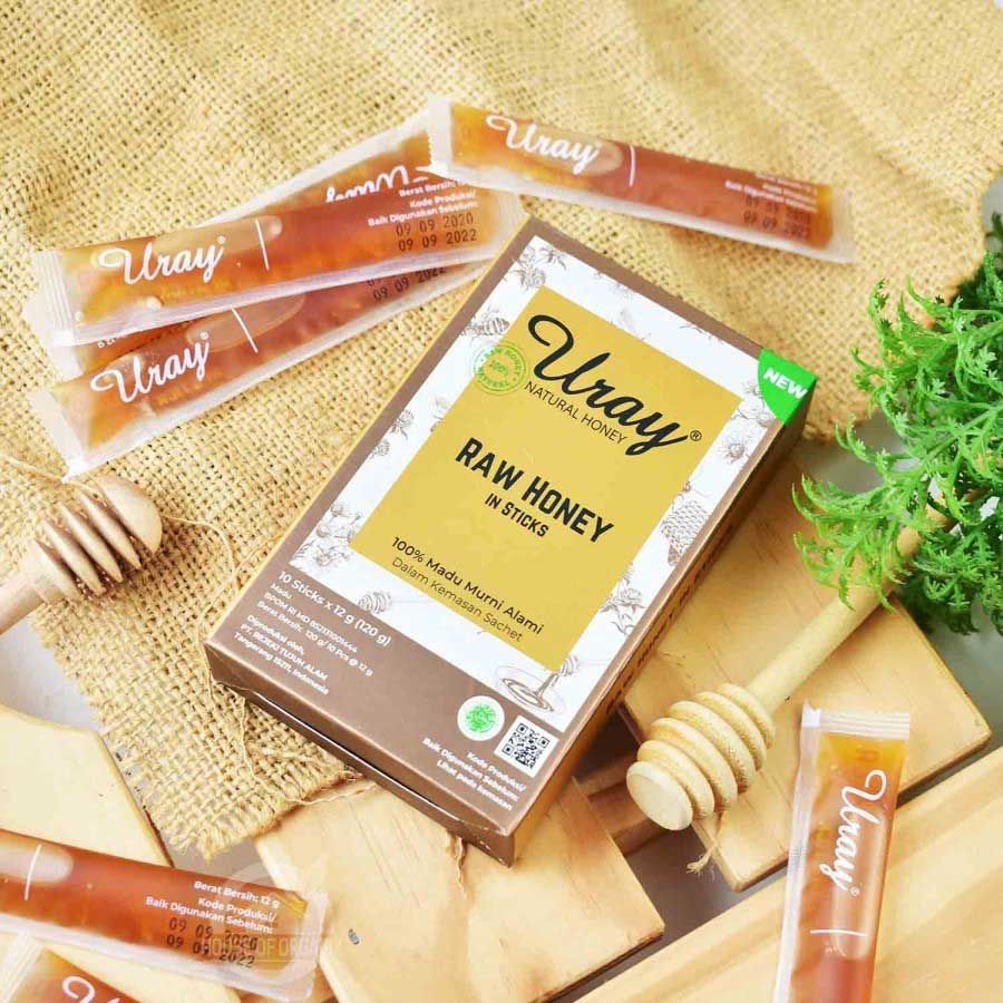 Madu Uray Sachet 10 Stick 120gr - Raw Honey - 1