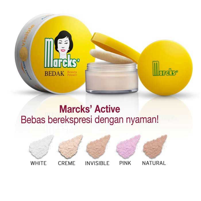 Marcks Bedak Active Pink 20Gr - 2