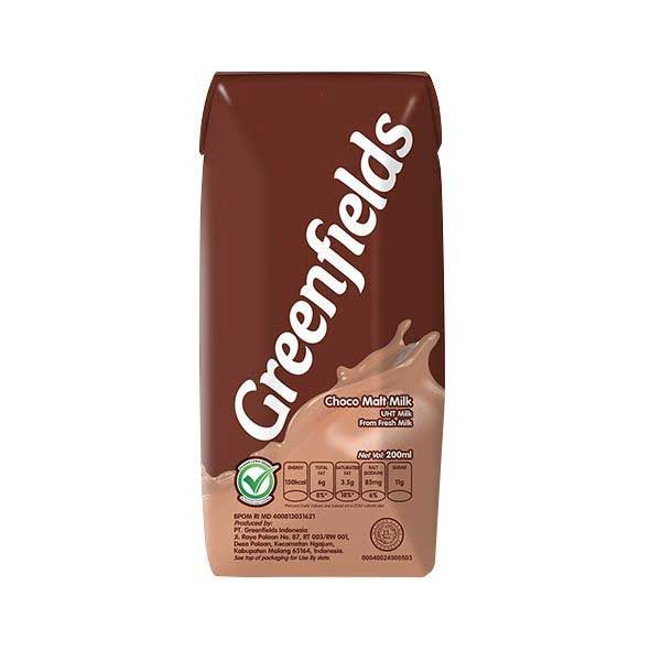 Greenfields Susu UHT Chocomalt Per Dus - 200ml - 1