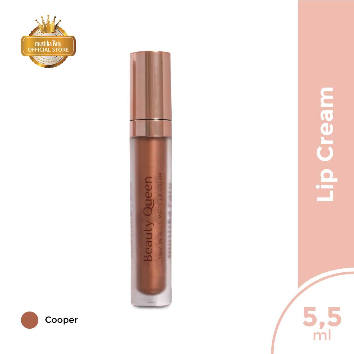 Mustika Ratu Bq Luxury M.Matte Lip Cream Copper 5.5ml - 1