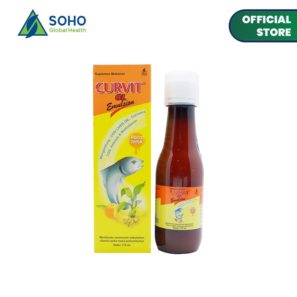 Curvit CL Emulsion Syrup - Orange 175ml - 2