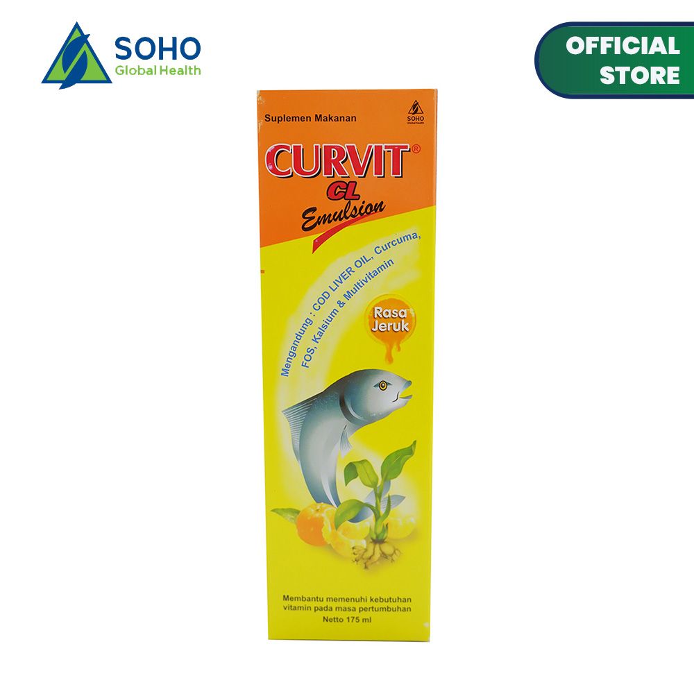 Curvit CL Emulsion Syrup - Orange 175ml - 5