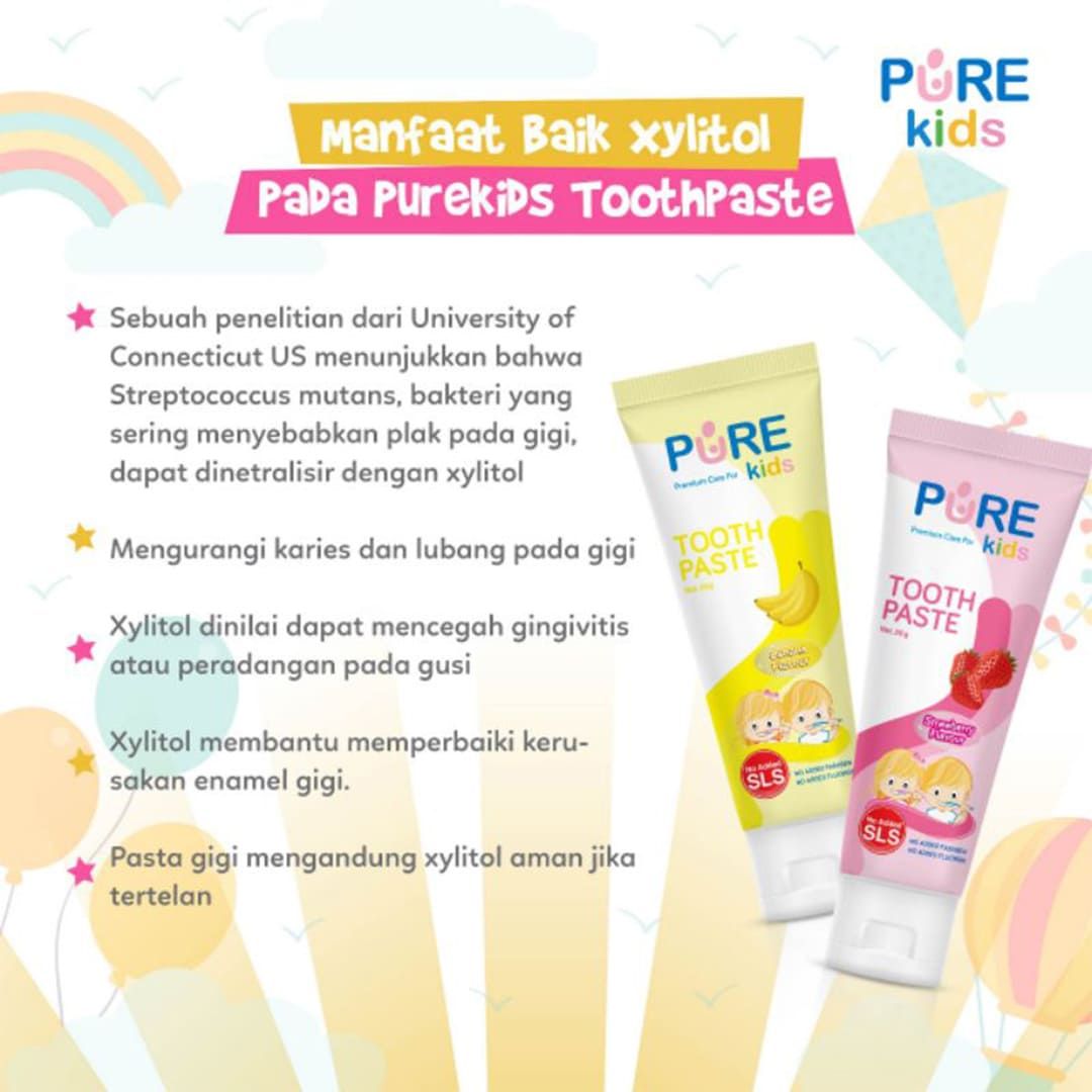 Pure KIds Tooth Paste 50gr - Banana - 2