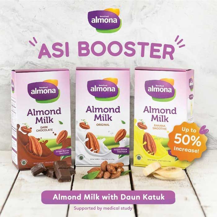 Almona Susu Pelancar ASI Almond Milk 125gr -Original - 1