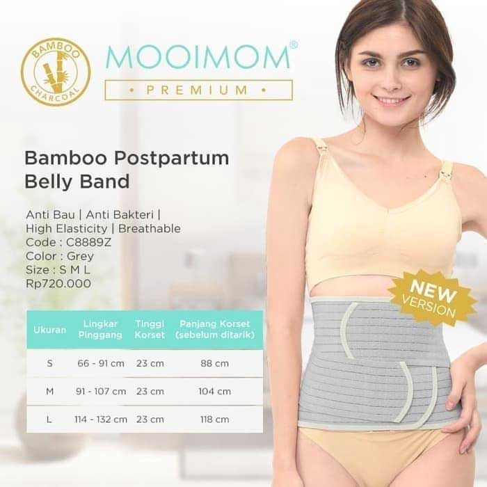 Mooi Mom Korset Bamboo Postpartum Belly Band Size L - 1