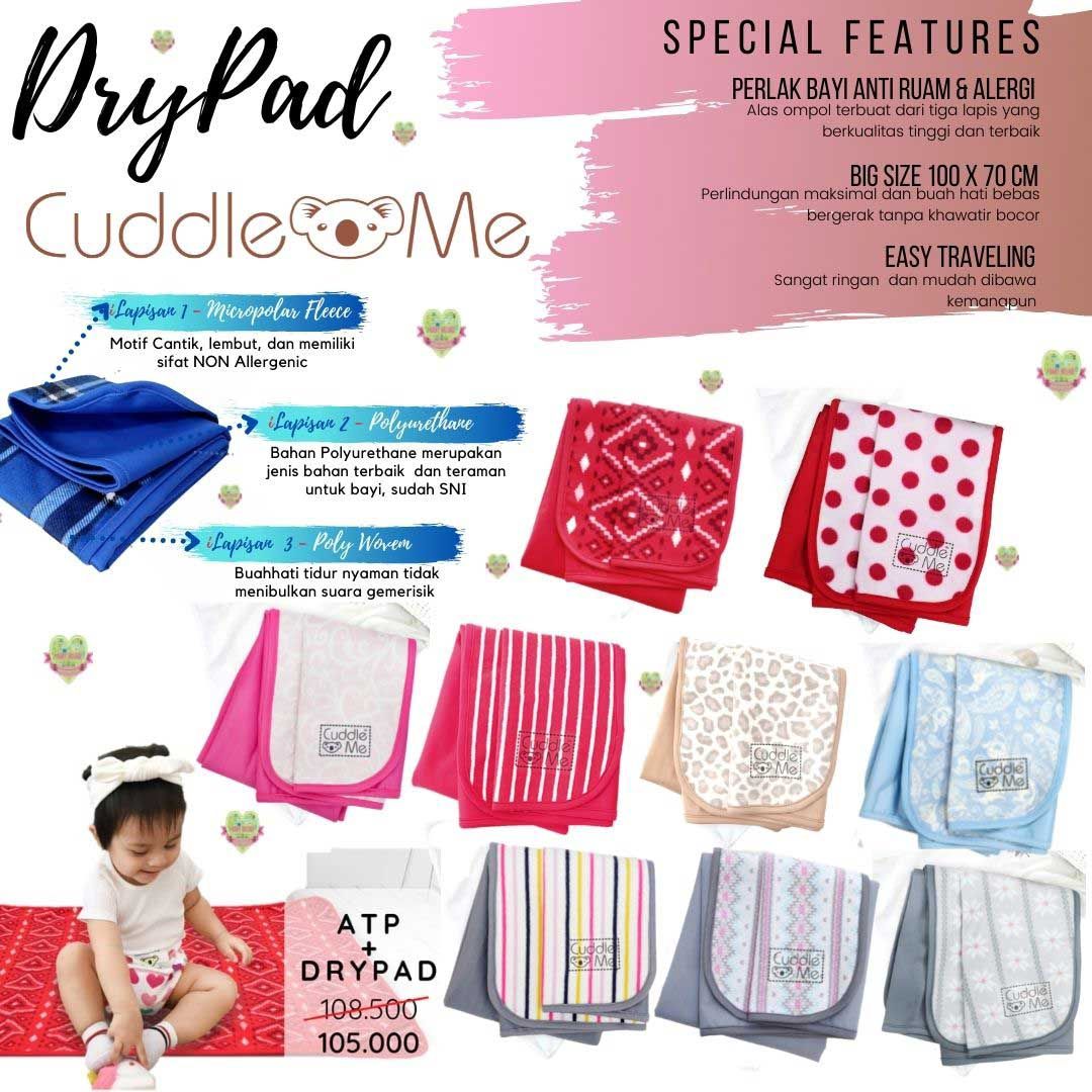 CuddleMe Drypad - Perlak / Alas Ompol - Stripe Rainb - 3