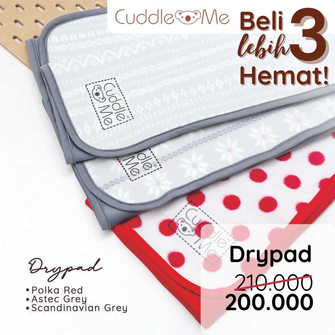 CuddleMe Drypad - Perlak / Alas Ompol - Stripe Rainb - 4