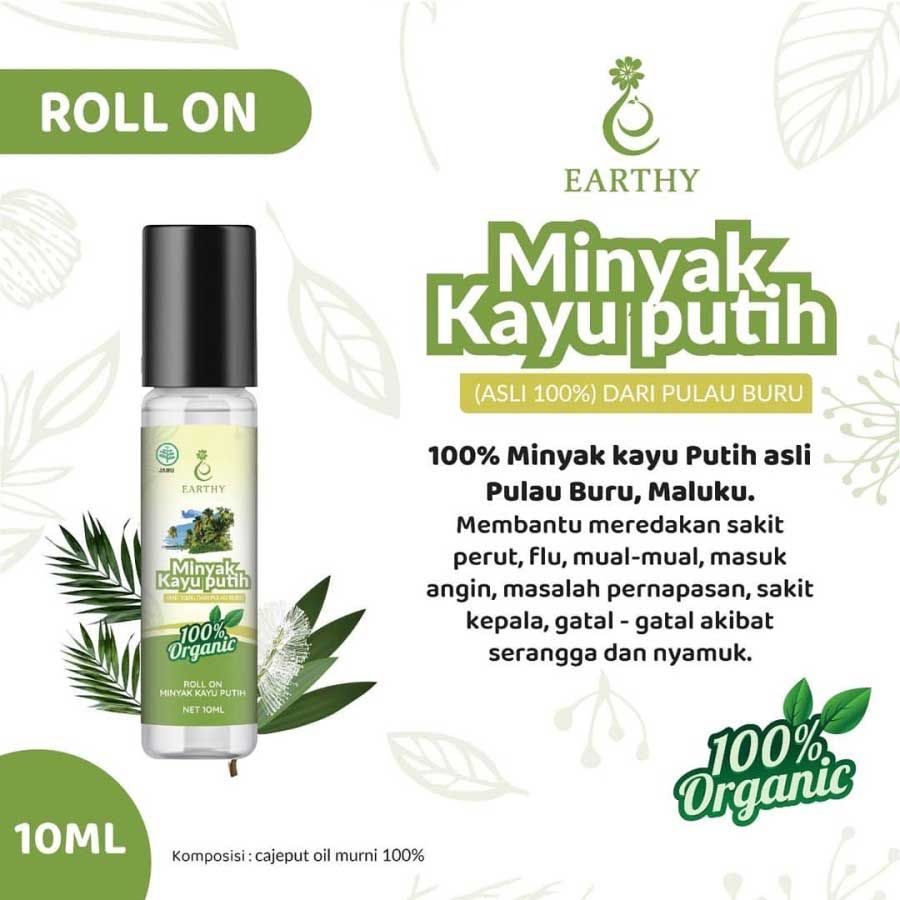 Earthy Minyak Kayu Putih Roll On 10ML - 1