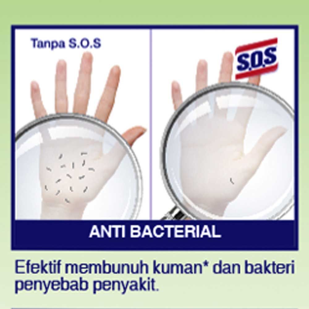 Sos Hand Soap Fragrance Anti Bacterial Melon 300 Ml - 2