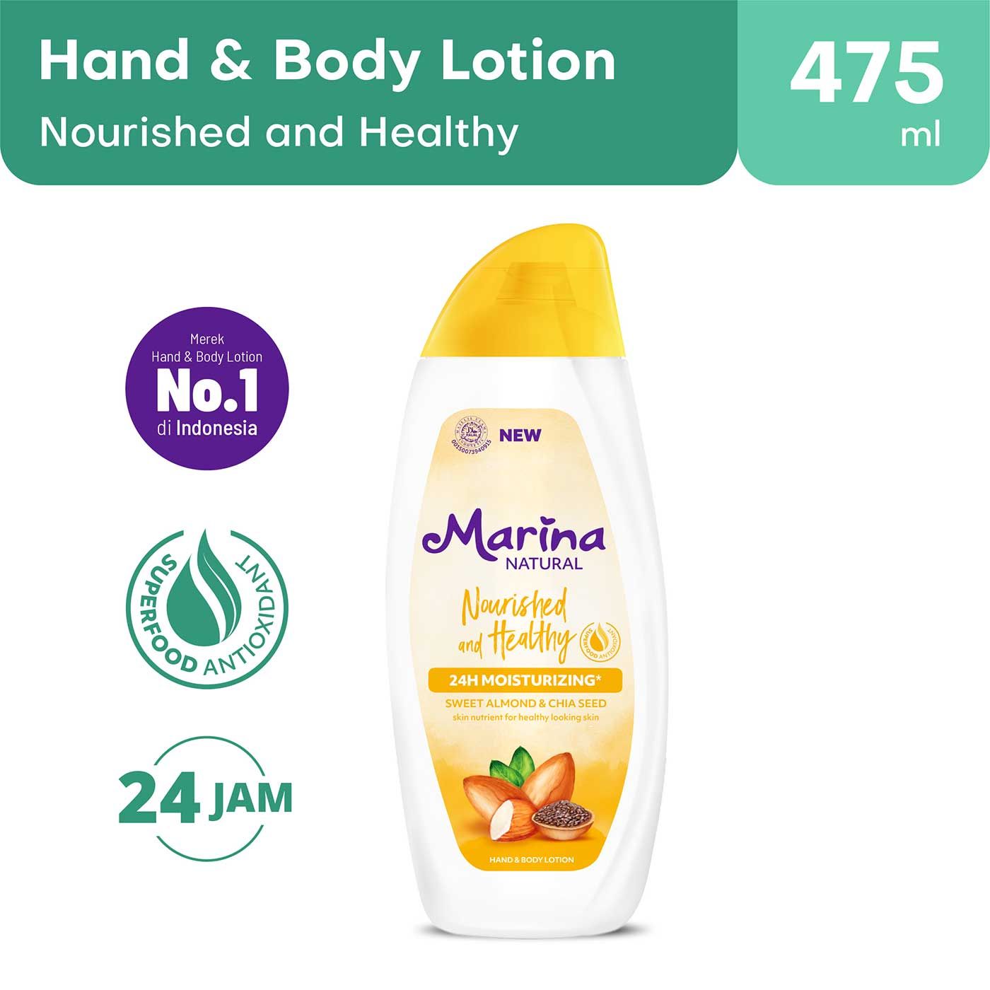 Marina Hbl Natural 475Ml-Nourished & Healthy - 2