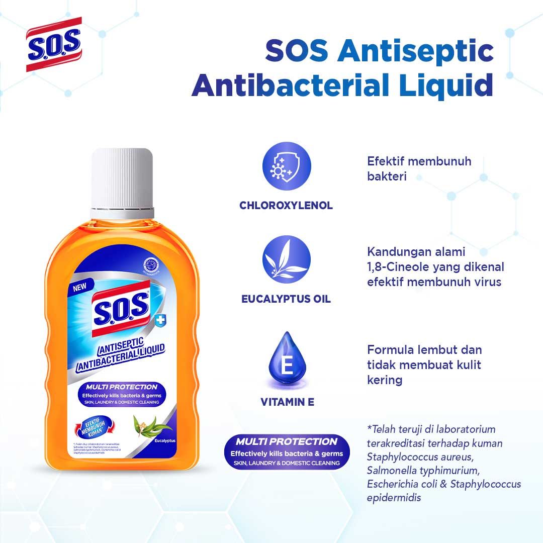 Sos Antiseptic Liquid 250 Ml - 2