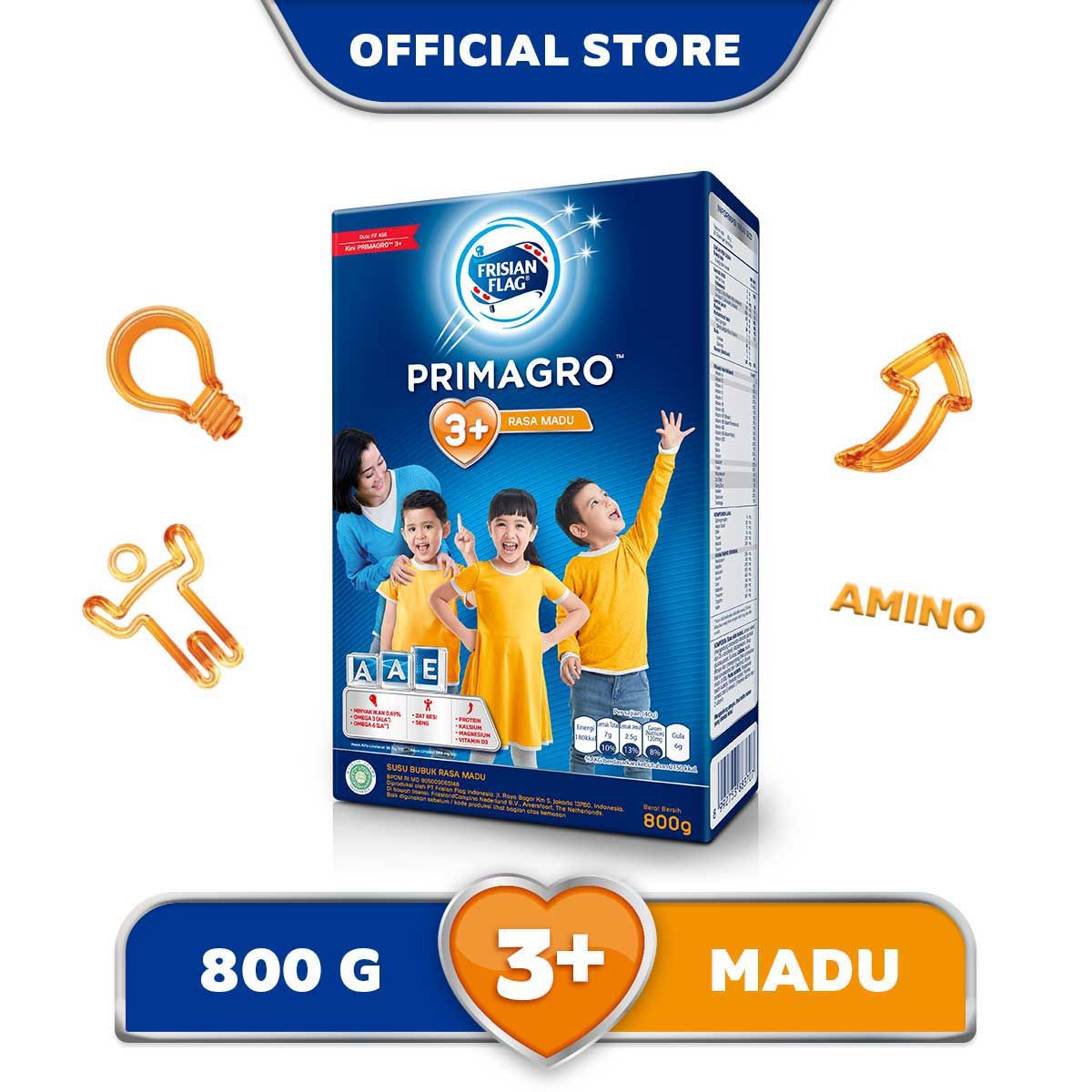 Frisian Flag Primagro 3+ Madu 800g - 1