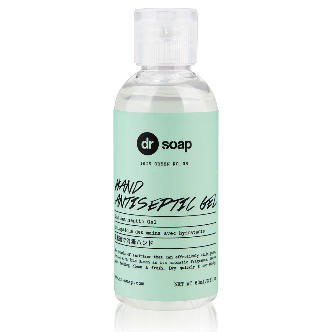 dr soap Hand Antiseptic Gel 60ml (Iris Green) - 1