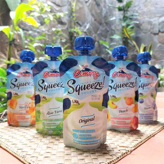 Cimory Squeeze Yogurt 120gr - Original - 2