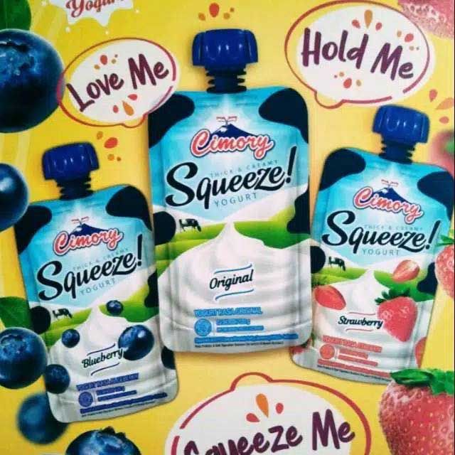 Cimory Squeeze Yogurt 120gr - Original - 4