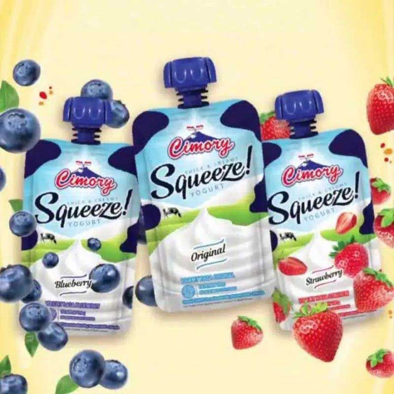 Cimory Squeeze Yogurt 120gr - Original - 5