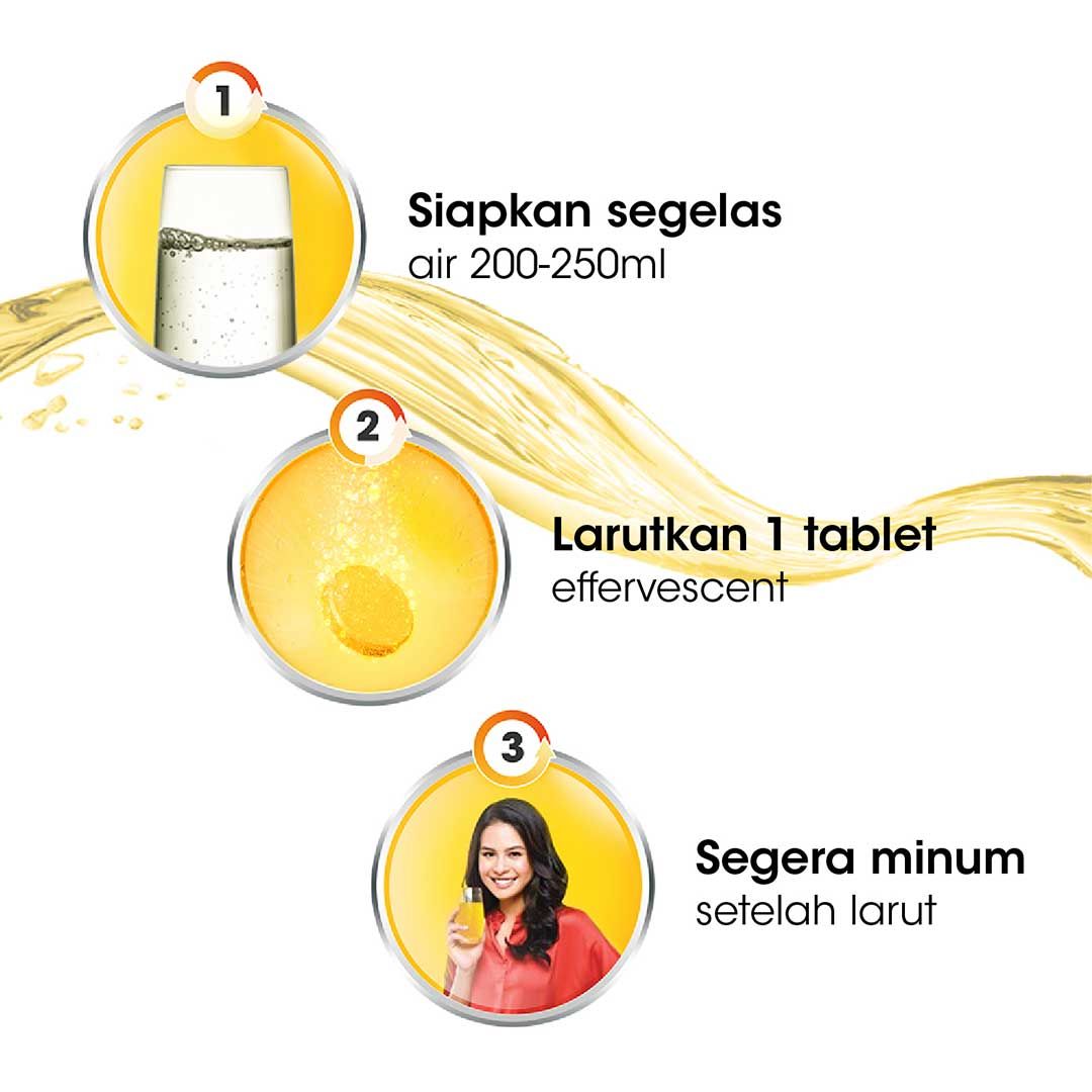 Redoxon Vitamin C + Zinc Rasa Jeruk 20 Tablet - 4