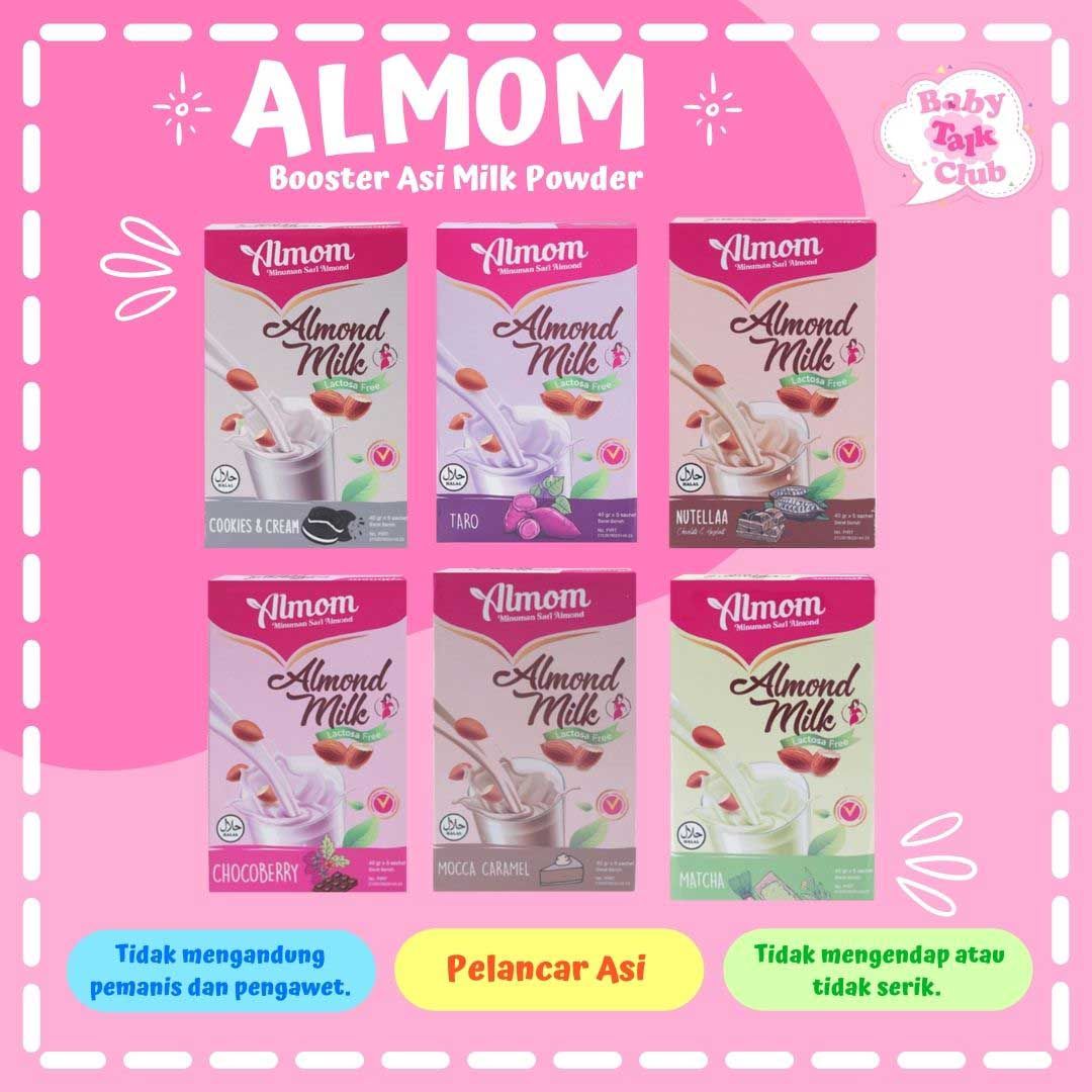 Almom Asi Booster Milk Susu Almond - Matcha - 2