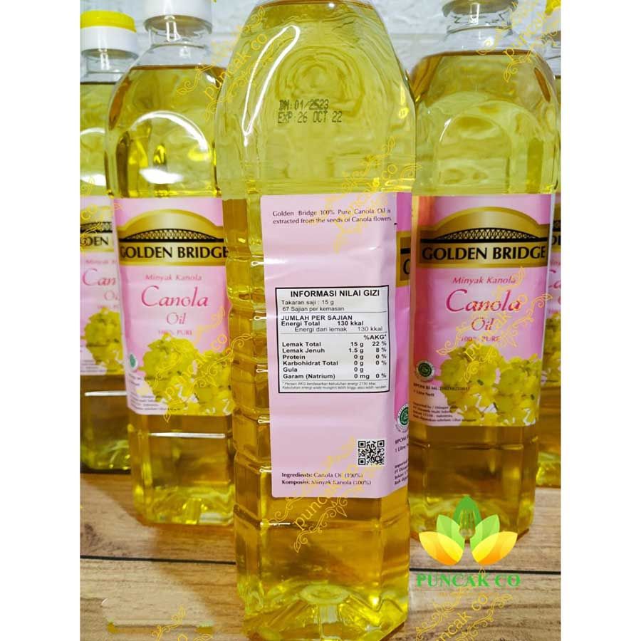 Golden Bridge Canola Oil 1 liter - 2