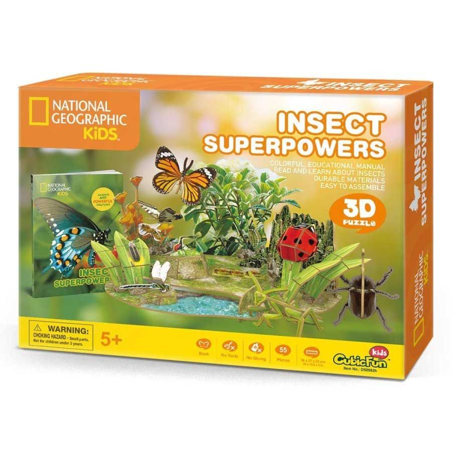 Cubicfun 3D Puzzle Insect Superpowers - 1