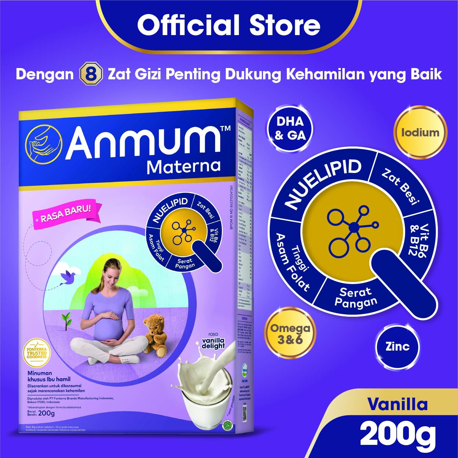 Anmum Materna Vanilla 200gr - 1