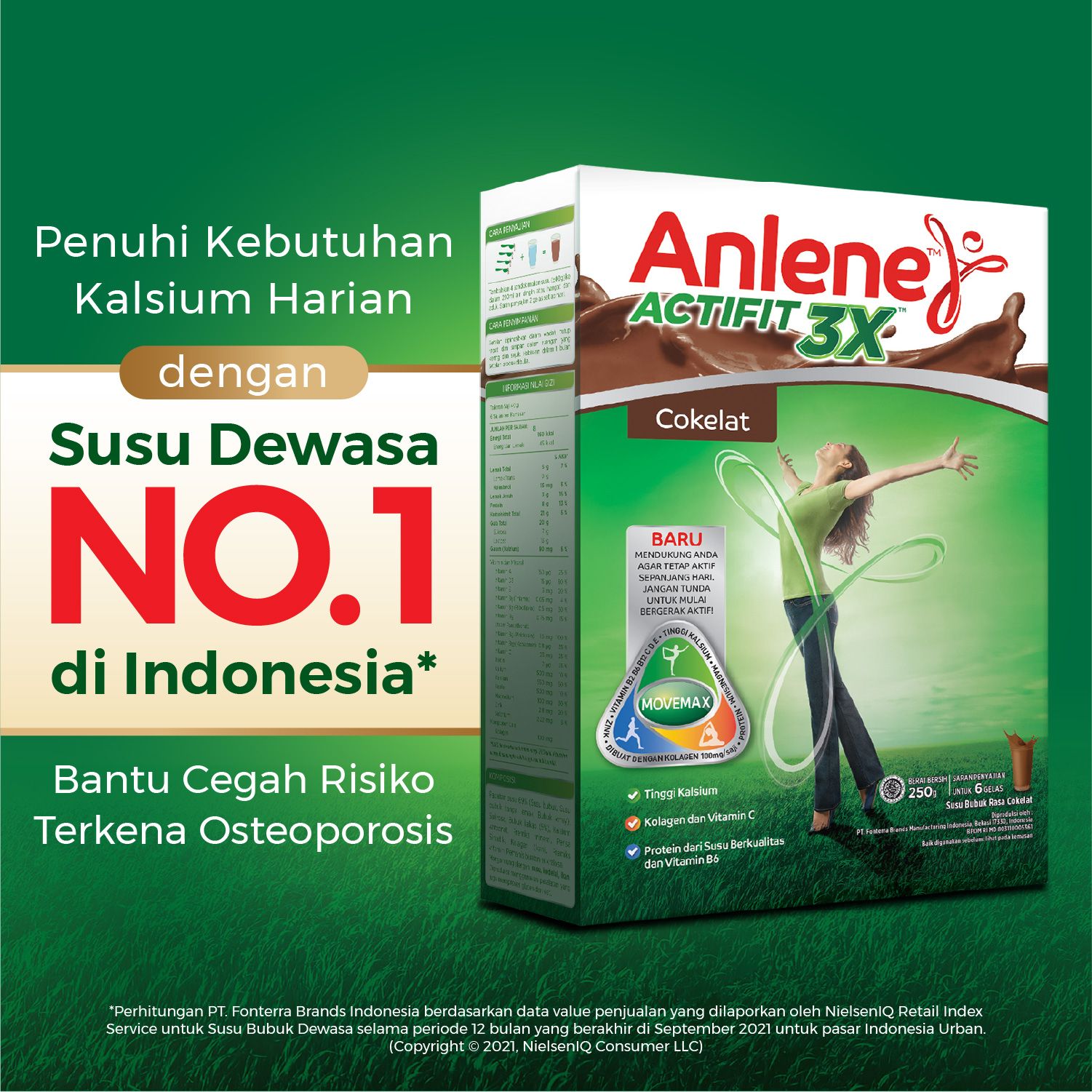 Anlene Actifit Cokelat 600gr - 5