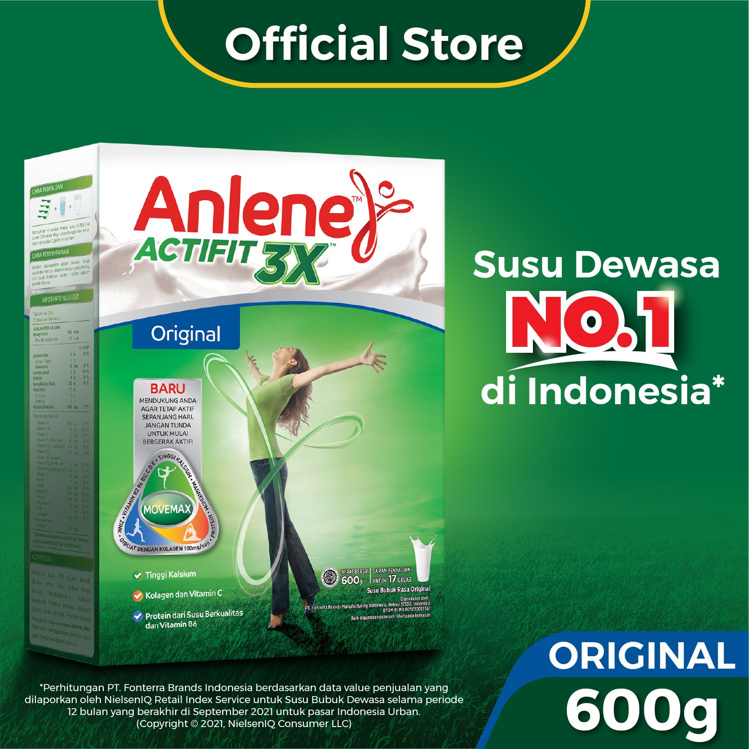 Anlene Actifit Original 600gr - 1