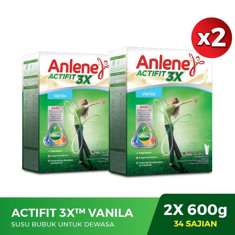 Anlene Actifit Vanilla 600gr - 2 Pcs - 1