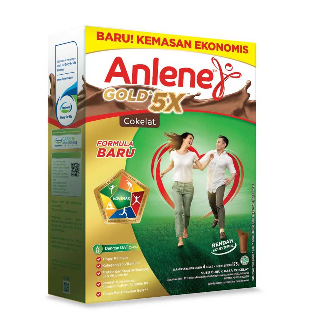 Anlene Gold Plus Cokelat 175gr - 2 Pcs - 1