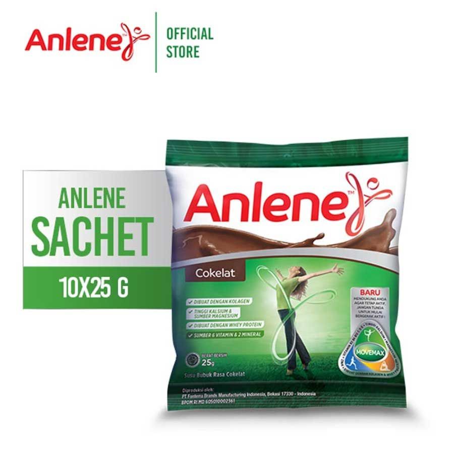 Anlene Sachet Cokelat 25gr- 10 Pcs - 1