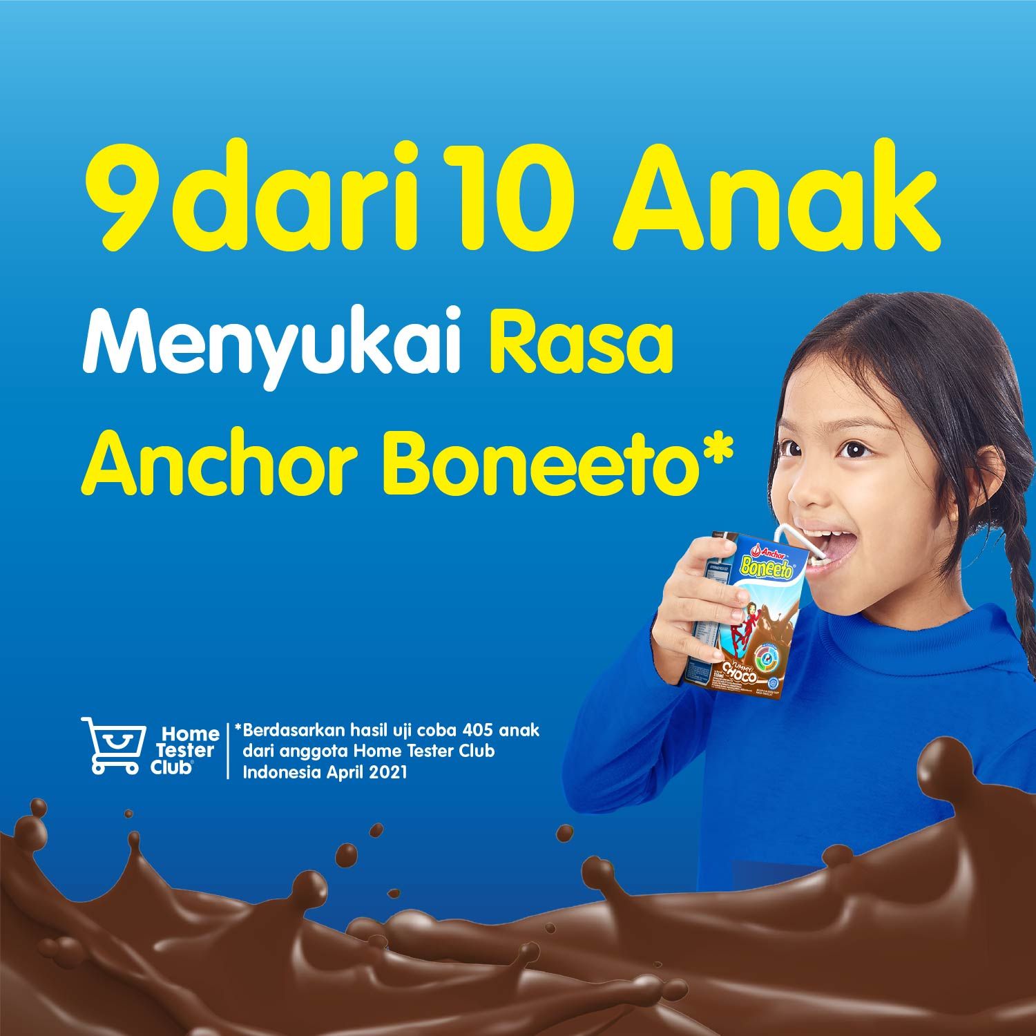 Anchor Boneeto UHT Yummy Choco 115ml - Susu Pertumbuhan Anak - 4