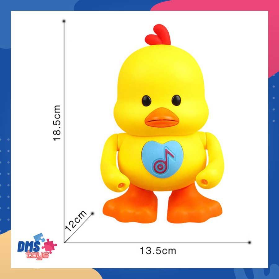 DMStoys Mainan Edukasi Bebek Joget Music Dancing Duck Lampu dan Musik - 2