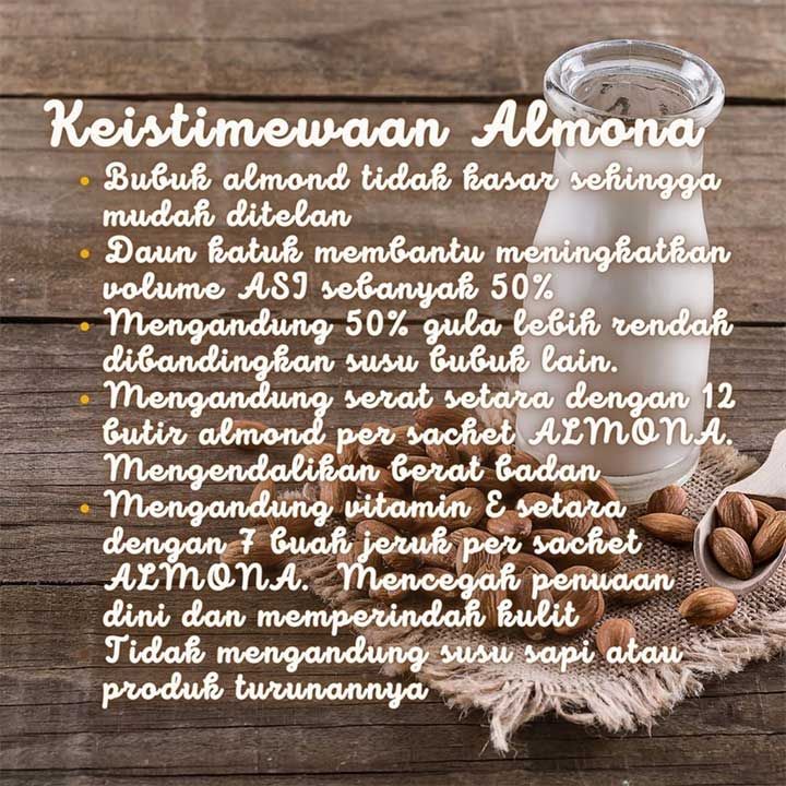 [Extra 25%] Almona Susu Almond Asi Booster 175Gr - Gr.Tea Matcha - 5