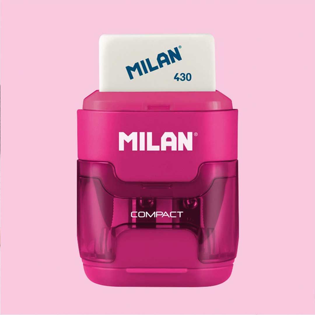 Milan Sharpener + Eraser Compact #47031 Lilac - 4