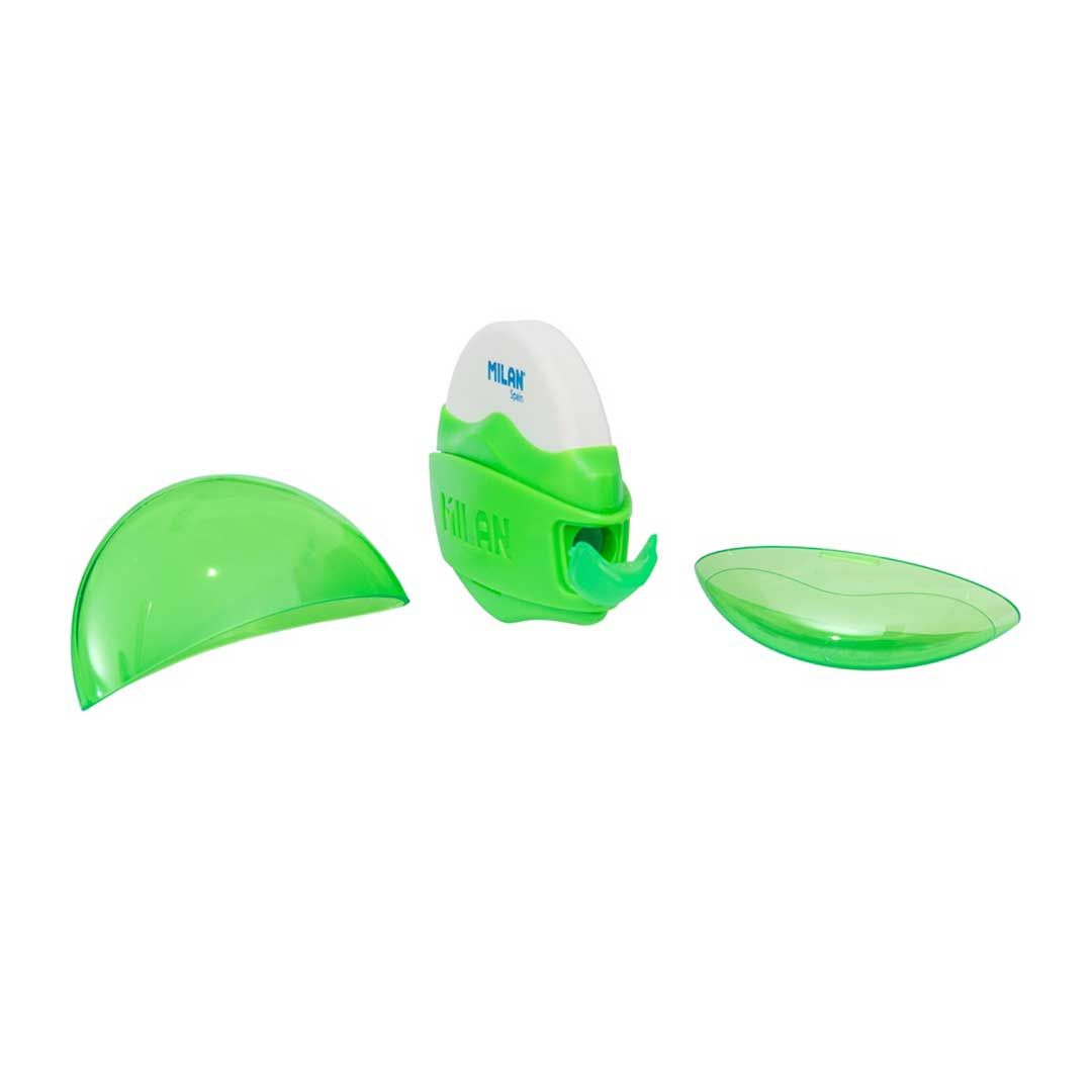 Milan Pencil Sharpener & Eraser Bubble #47041 Green - 4