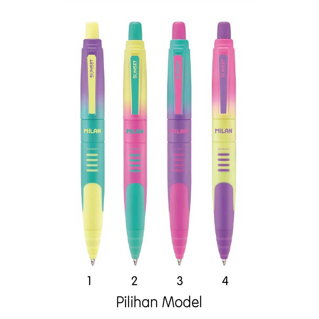 Milan Ballpen Compact Sunset 1mm No 2 - 3