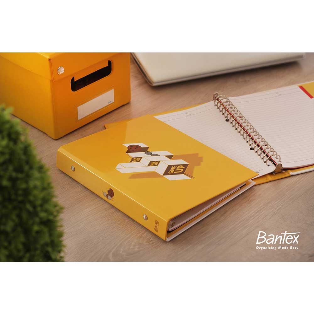 Bantex Multiring Binder A5 Fancy - NEVER GIVE UP - 3