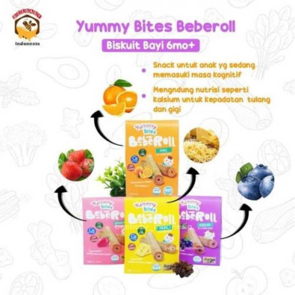 Yummy Bites Beberoll Flavour 40gr Orange - 2