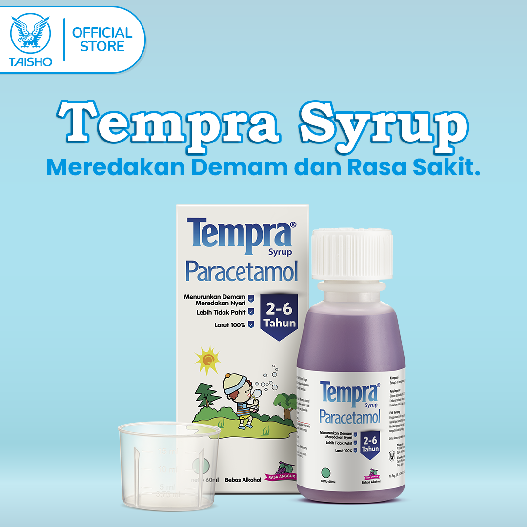 Tempra Syrup Paracetamol Anak Rasa Anggur 60 ml - 2