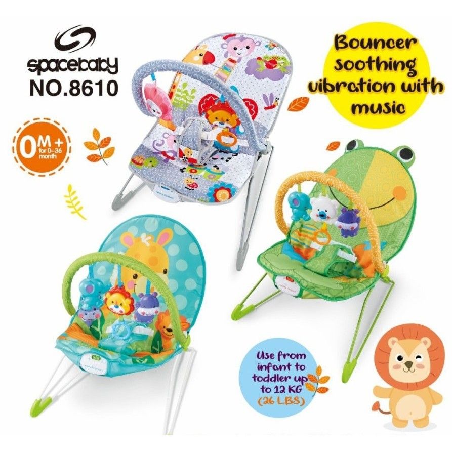 Bouncer Spacebaby SB 8610 / Tempat Duduk Bayi / Anak Space Baby - Giraffe - 3