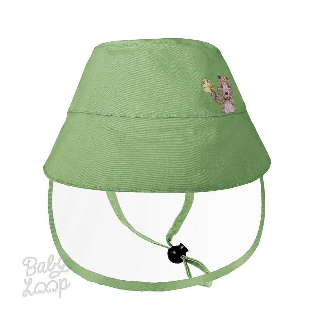 Baby Loop Bucket Hat Baby + Shield - Rowan Green - 1