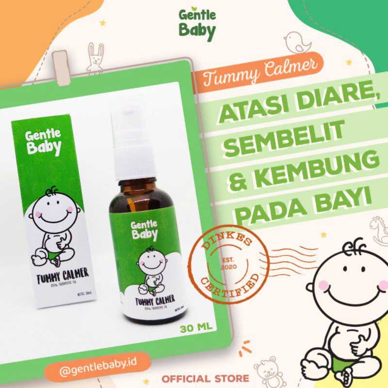 Gentle Baby Oil TUMMY CALMER atasi masalah perut bayi - 30 ml - 1