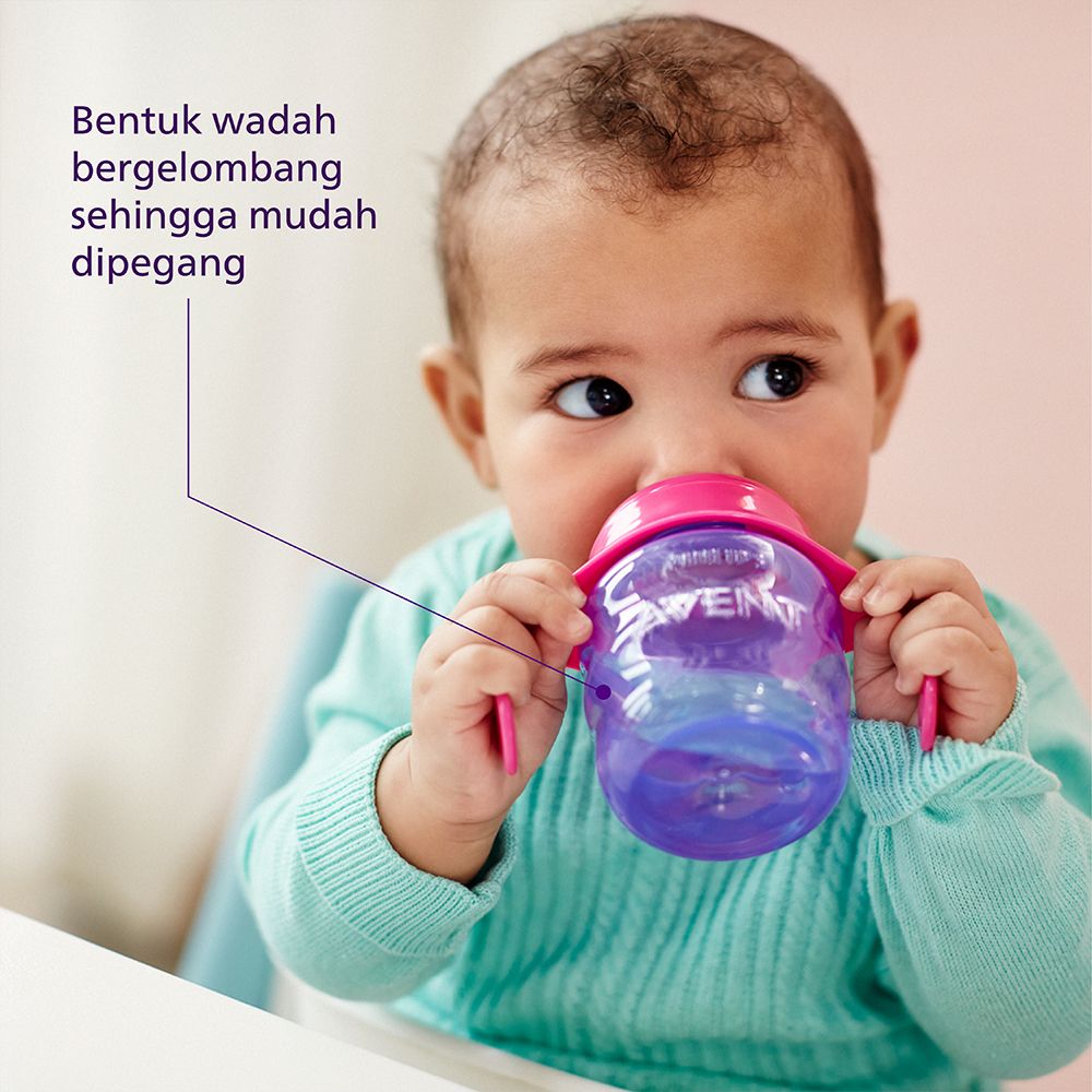 Philips Avent Classic Spout Cup 7OZ Single Girl SCF551/03 Botol Minum - 3