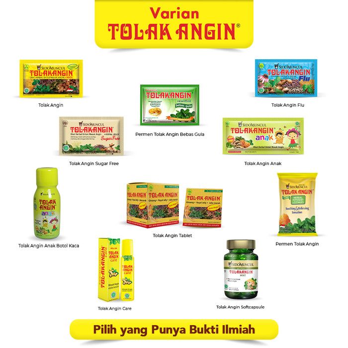 Tolak Angin Bebas Gula Cair Dus 5x5's Herbal - Masuk Angin - 5