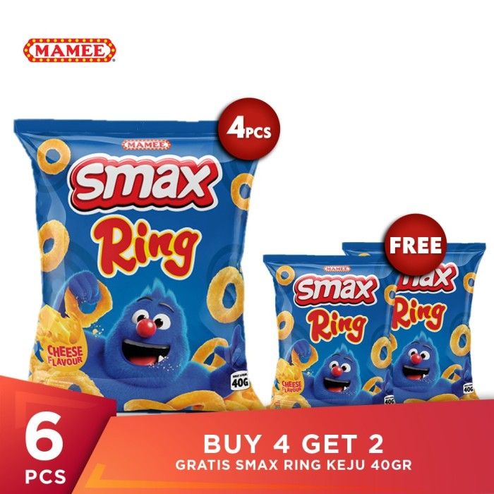 Chiki Ball Buy 4 Get 2 Free Smax Ring Keju 40gr - 1