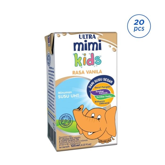 Ultra Mimi Susu UHT Vanila 20x125ml - 2