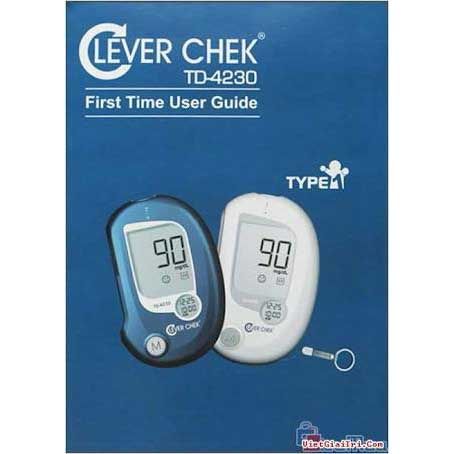 Alat Gula Darah Tes Clever Check Td 4230 - 1